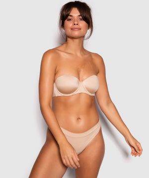 Body Bliss Plunge Double Push Up - Nude