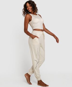 In The Nude Jogger Pant - Ivory