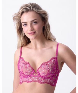 Enchanted Afternoon Delight Underwire Bra - Hot Pink