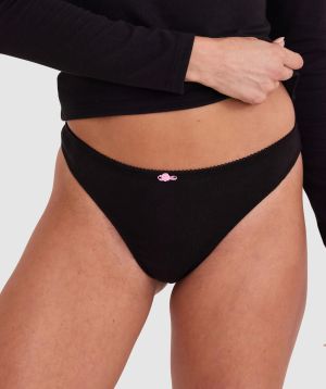 Georgia G String - Black