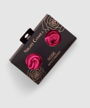 Night Games Lust In Bloom Nipple Covers - Rose