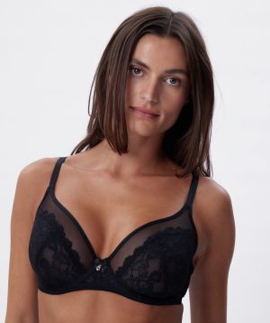 Bethany Full Cup Minimiser Bra - Black