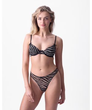 Night Games Wild At Heart Unlined & String Set - Print Animal