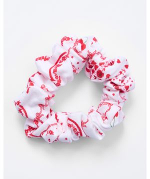 Dealing Hearts Scrunchie - Print