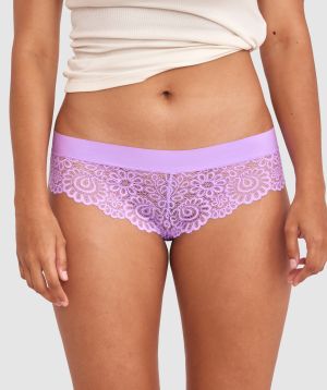 Audrey Brazilian Knicker - Light Purple