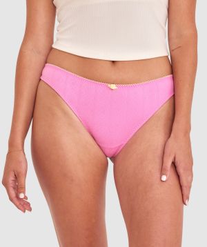 Georgie G String - Pink/Yellow