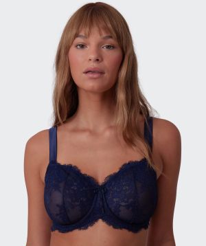 Sienna Full Cup Bra -Navy