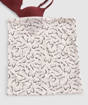 United Boobs Large Washbag - Print