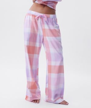 Azlin Long Pant - Print Check