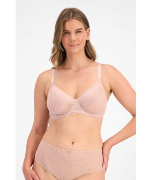 Berlei Lift & Shape Minimiser Bra - Nude Lace