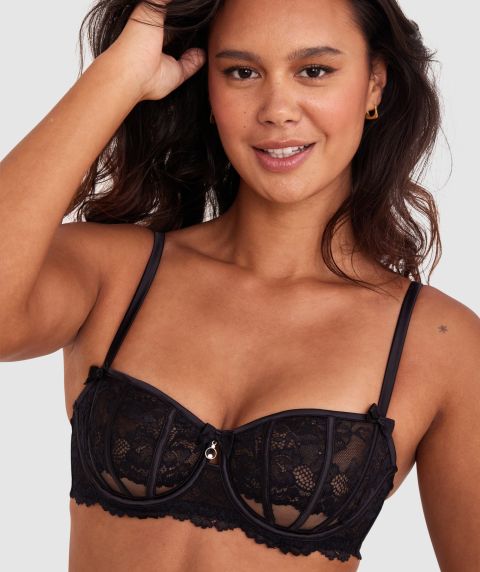 Reggiseno Con Ferretto Free People Danielle 5012 – Pizzo Floreale, Pop Nude Combo, NWT