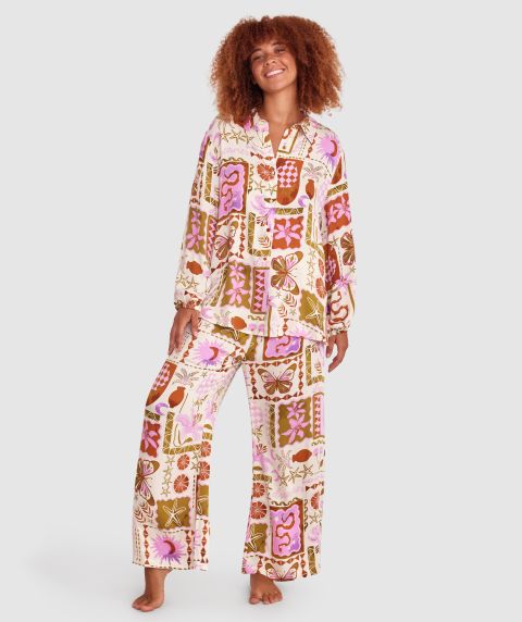 Athalia Long Sleeve Top - Print