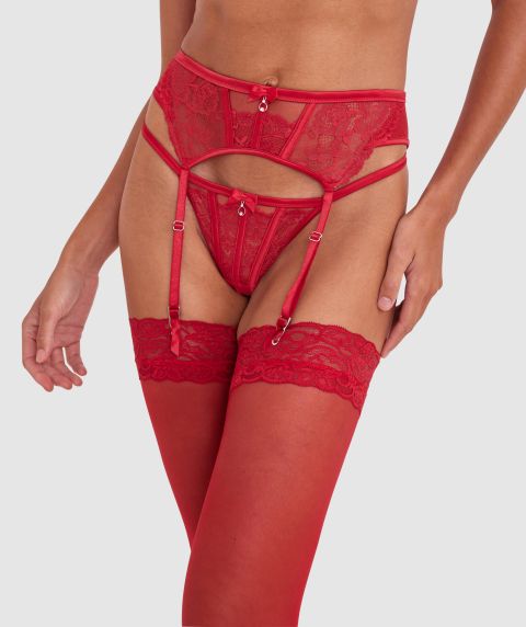 wasserbasiertes gleitgel test Entice Lace Garter Belt