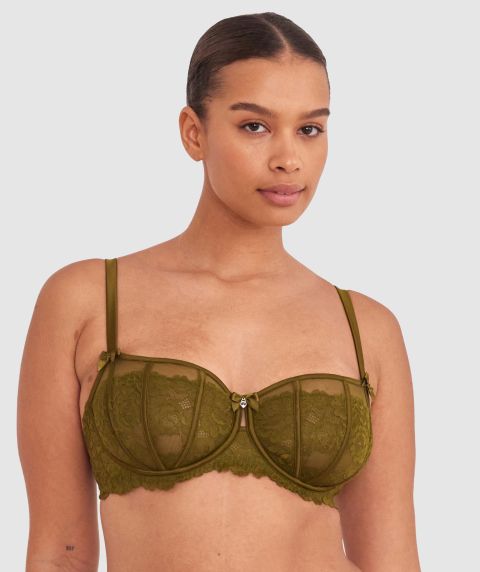 Bethany Underwire Bra - Khaki
