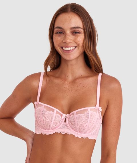 Bethany Underwire Bra - Pale Pink