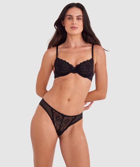 Betty Brazilian Knicker - Black