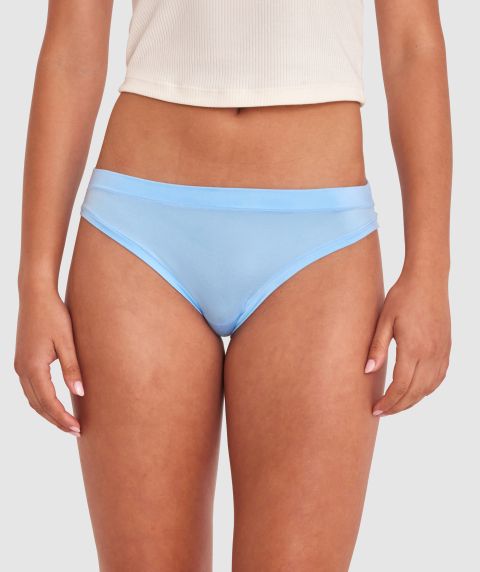 Body Bliss Brazilian Knicker - Light Blue