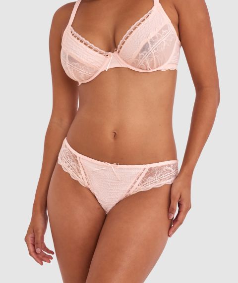 Chrissy Brazilian Knicker - Blush Pink