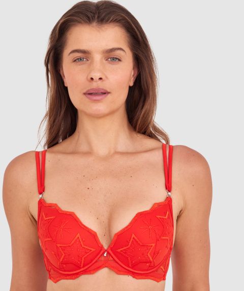 Dua Push Up Plunge - Red