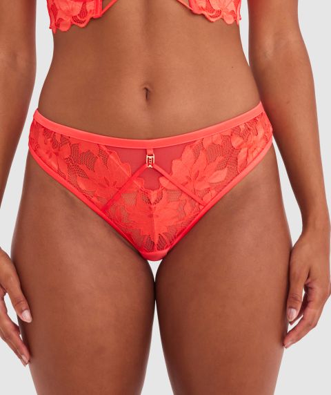 Ellie Brazilian Knicker - Light Red