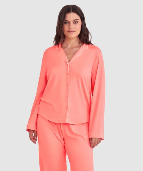 Emilia Long Sleeve Top - Pink