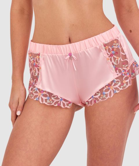 Enchanted Binding Love French Knicker-Pink / Multi