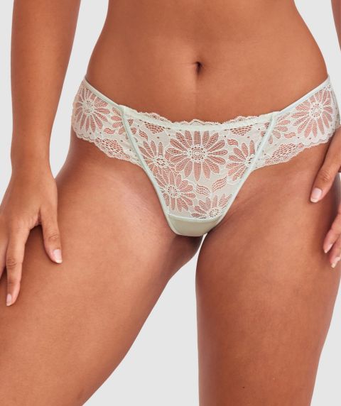 Floriane Brazilian Knicker - Mint Green
