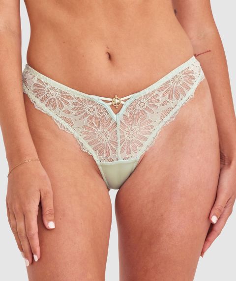 Floriane G String - Mint Green