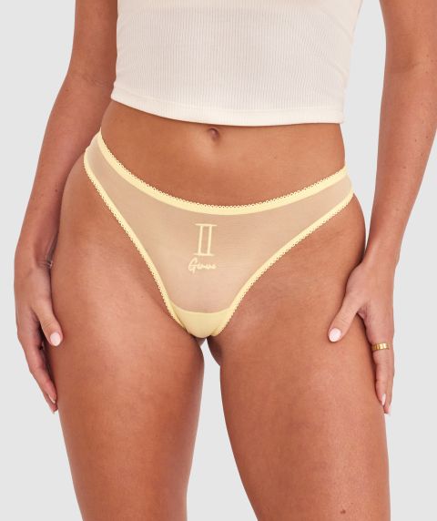 Gemini G String - Light Yellow