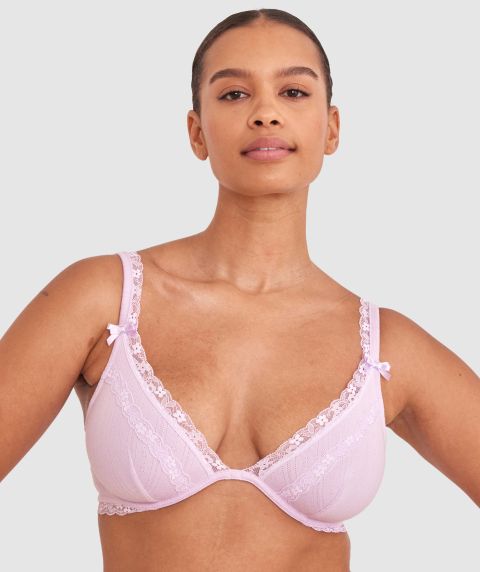 Janelle Unlined Bra - Lilac