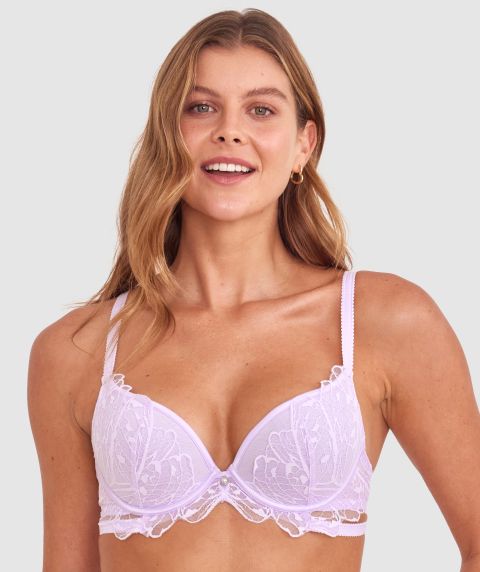 Leora Push Up Bra - Lilac