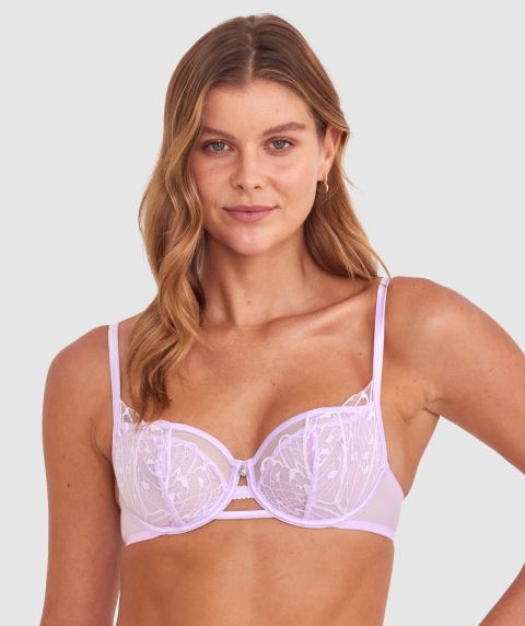 Leora Underwire Bra - Lilac