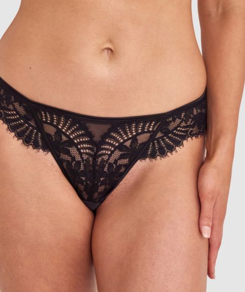 Madhvi Brazilian Knicker - Black