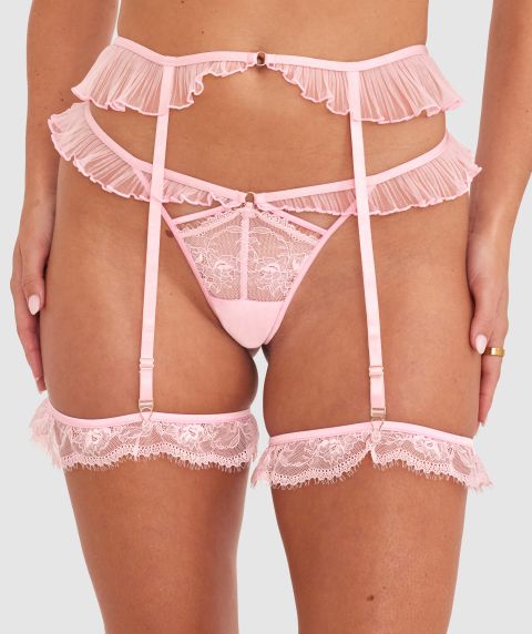 Night Games Deja Vu Suspender - Light Pink