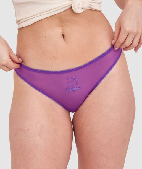 Sagitarius G String-Purple