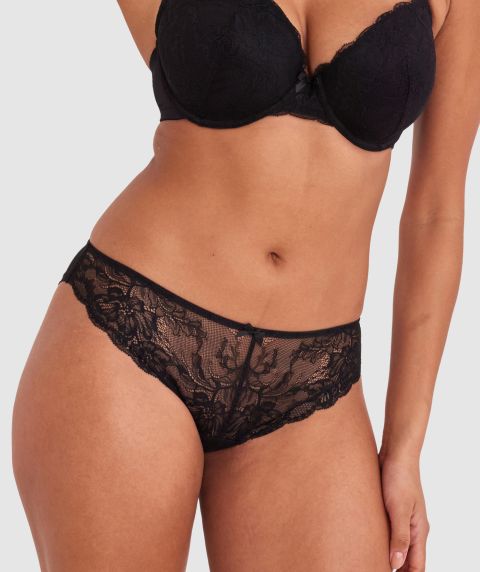 Sally Brazilian Knicker-Black