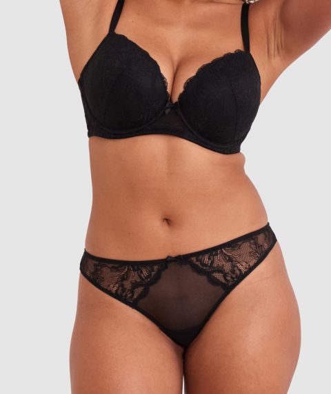 Sally G String-Black