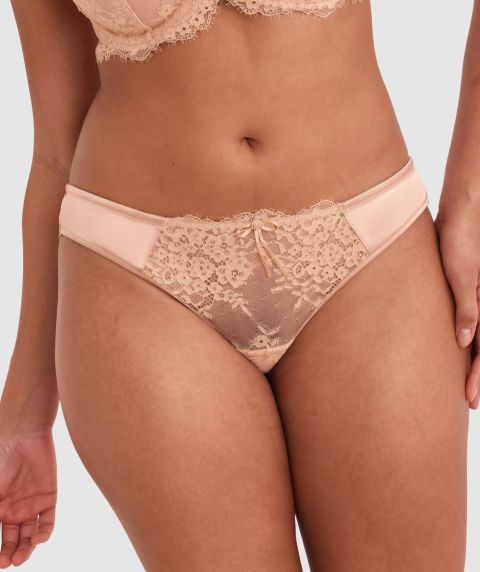 Sienna Brazilian Knicker - Nude