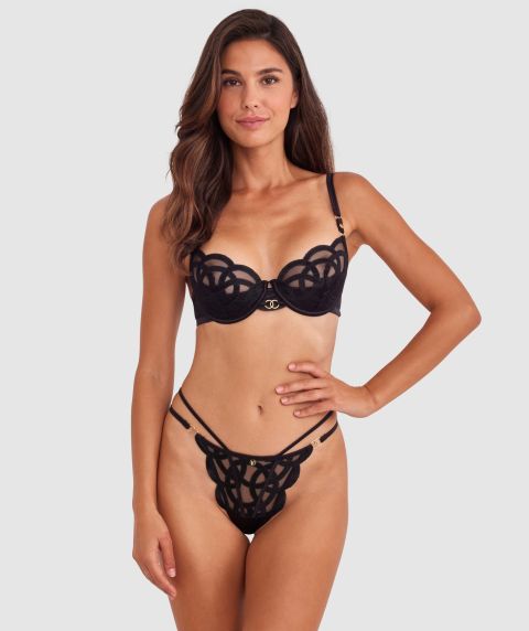 Vamp Forbidden Love G String - Black