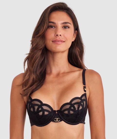 Vamp Forbidden Love Push Up 1/4 Cup - Black