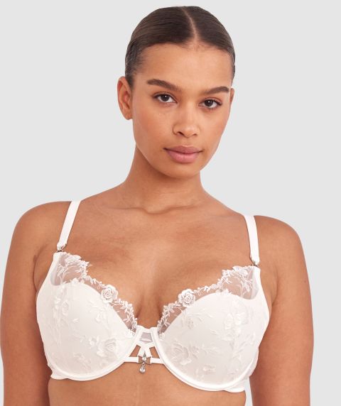 Vamp Honey I'm Home Push Up Bra - Ivory