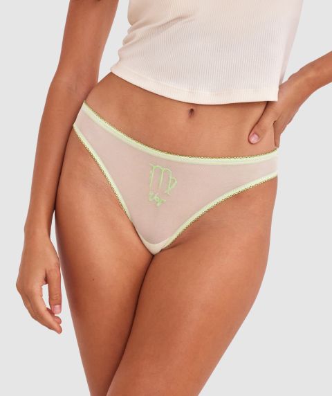 Virgo G String - Light Green/Green