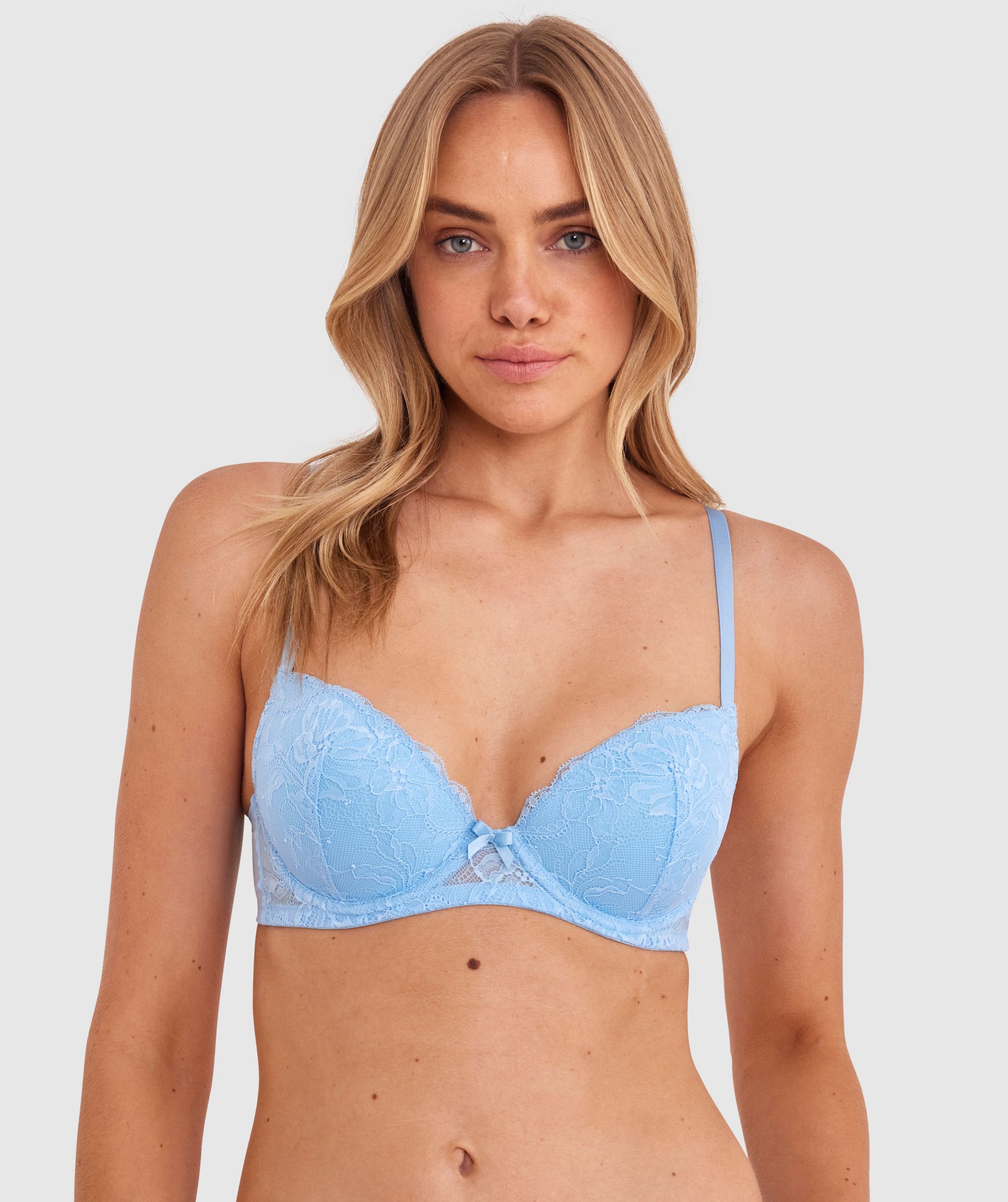 Bras N Things + My Every Day Full Cup Underwire Bra – Light Blue