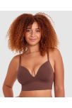 Base Layers Long Line Push Up Bra - Nude 6