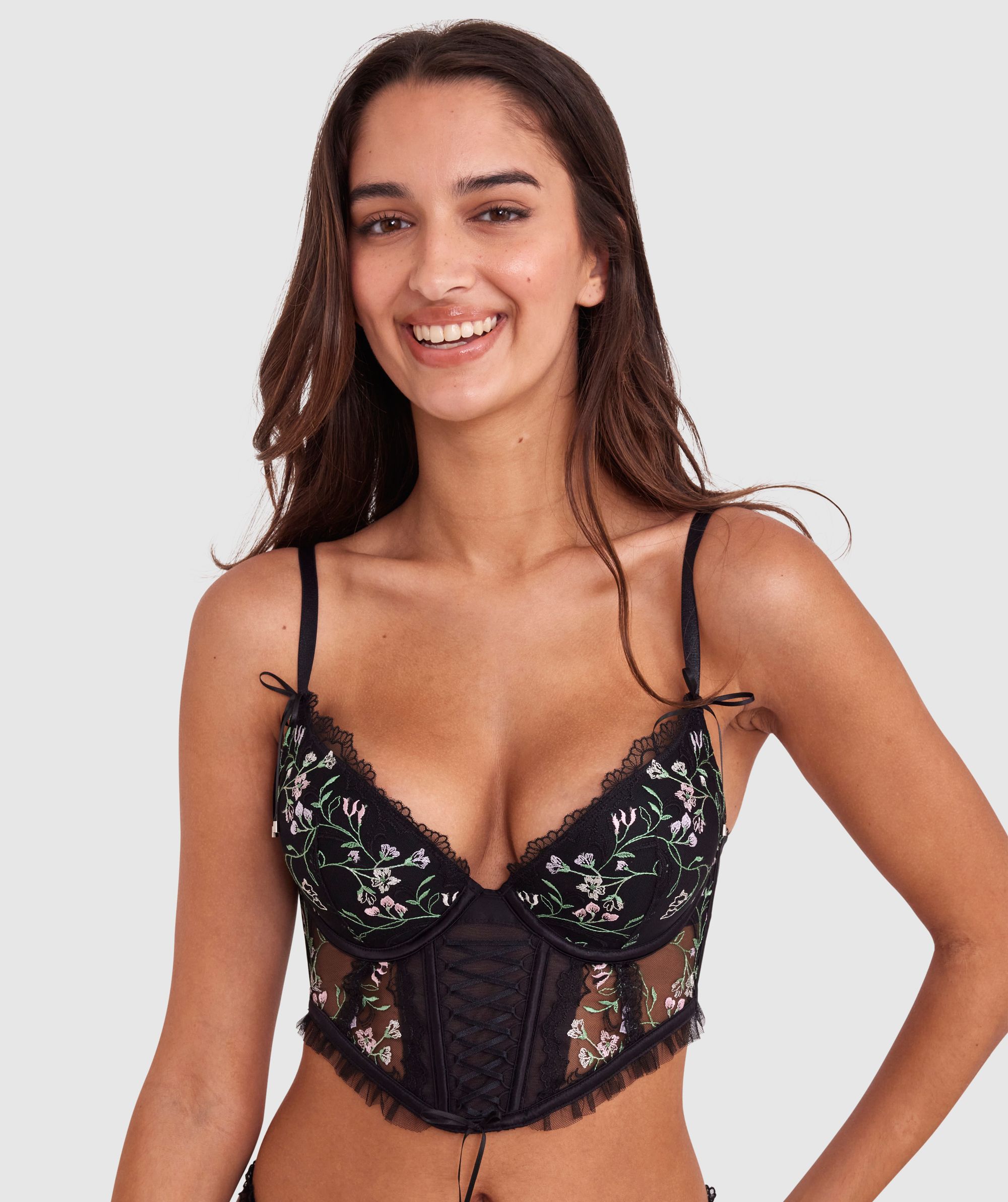 Bras N Things Enchanted Moonlight In Vermont Push Up Corset
