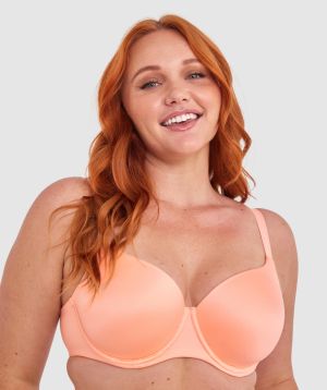 Body Bliss Full Cup Bra - Light Coral