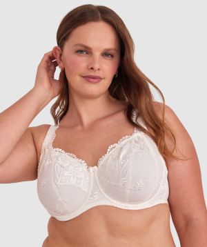 Sapphire Full Cup Bra - Ivory