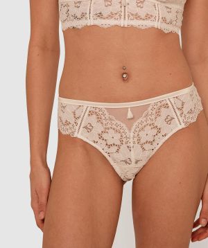 Aurelia Brazilian Knicker - Ivory