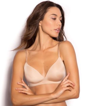 Jewel Wirefree Contour Bra - Nude