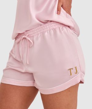 Liquid Satin Shorts - Pink